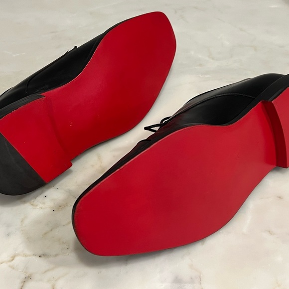 Men’s Christian Louboutin black leather shoes - Picture 6 of 7